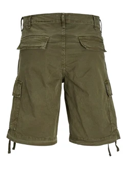 Jack & Jones Shorts JPSTCOLE JJTUCKER CARGO SHORT SN Dunkelgrün/Khaki/Grün