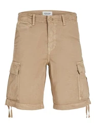 Jack & Jones Shorts JPSTCOLE JJTUCKER CARGO SHORT SN Khaki/Braun/Beige
