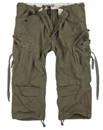 Cargoshorts Engineer 3/4 Sommer Baumwolle Sommer Shorts Kurze Hose Army