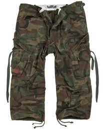 Cargoshorts Engineer 3/4 Sommer Baumwolle Sommer Shorts Kurze Hose Army