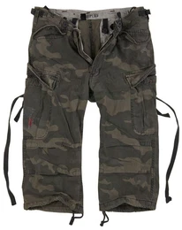 Cargoshorts Engineer 3/4 Sommer Baumwolle Sommer Shorts Kurze Hose Army
