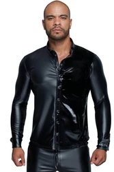 Noir Handmade Men Langarmhemd H064 schwarz