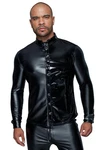 Noir Handmade Men Langarmhemd H064 schwarz