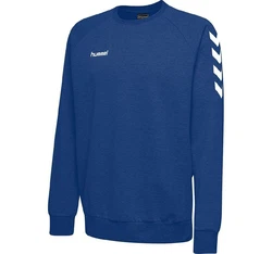 hummel Rundhalspullover Hellblau/Dunkelblau/Blau