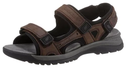 Waldläufer Sandale H-Taro Dunkelbraun/Khaki/Braun/Beige