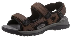 Waldläufer Sandale H-Taro Dunkelbraun/Khaki/Braun/Beige