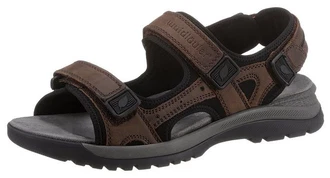 Waldläufer Sandale H-Taro Dunkelbraun/Khaki/Braun/Beige