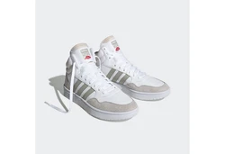 adidas Sportswear HOOPS 3.0 MID Sneaker Hellgrau/Grau/Weiß/Silber