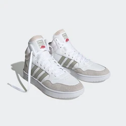 adidas Sportswear HOOPS 3.0 MID Sneaker Hellgrau/Grau/Weiß/Silber
