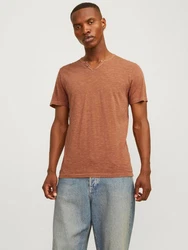 Jack & Jones T-Shirt JJESPLIT NECK TEE SS NOOS (1-tlg) 