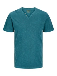 Jack & Jones T-Shirt JJESPLIT NECK TEE SS NOOS (1-tlg) 