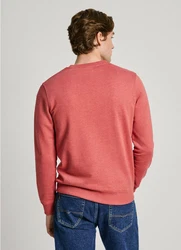 Pepe Jeans Sweatshirt MANS CREW mit Brusttasche Orange/Rot/Braun