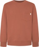 Pepe Jeans Sweatshirt MANS CREW mit Brusttasche Orange/Rot/Braun