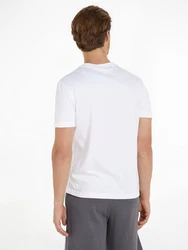 Calvin Klein T-Shirt BRUSH LOGO T-SHIRT Weiß/Creme/Schwarz