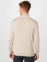 ONLY & SONS Strickpullover Wyler ONSWYLER LIFE REG 14 HALF ZIP KNIT NOOS Khaki/Beige/Braun