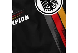 MoonWorks Herren Tanktop EM Fußball Fan-Shirt (2024) Schwarz/Rot