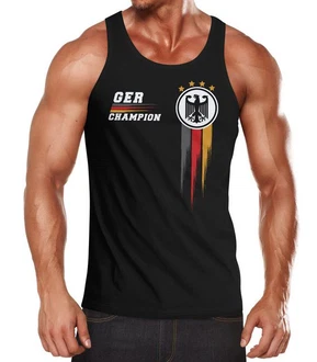 MoonWorks Herren Tanktop EM Fußball Fan-Shirt (2024)
