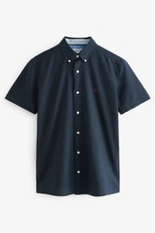 Kurzarmhemd Slim Fit Kurzarm-Oxfordhemd (1-tlg)