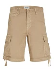 JACK & JONES Shorts 'Cole Tucker' Khaki/Braun/Beige