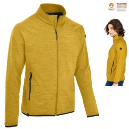Trekkingjacke - Radeberg - funktionelle Fleecejacke Outdoorjacke, gelb