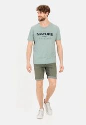 camel active Shorts Slim Fit Dunkelgrün/Grün/Khaki