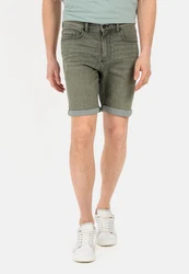 camel active Shorts Slim Fit Dunkelgrün/Grün/Khaki