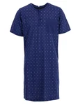 Lucky Nachthemd Kurzarm Dunkelblau/Blau