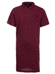 Henry Terre Nachthemd Kurzarm Dunkelrot/Bordeaux