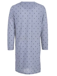 Lucky Nachthemd Langarm Fliederfarben/Lila/Blau/Grau