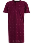 Henry Terre Nachthemd Kurzarm Bordeaux/Dunkelrot/Lila