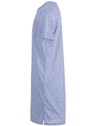 Lucky Nachthemd Kurzarm Fliederfarben/Hellblau/Blau/Lila