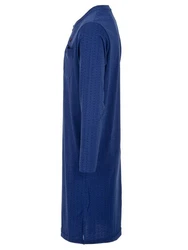 Henry Terre Nachthemd Langarm Blau/Dunkelblau/Hellblau