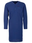 Henry Terre Nachthemd Langarm Blau/Dunkelblau/Hellblau