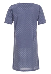 Lucky Nachthemd Kurzarm Grau/Fliederfarben/Blau/Lila