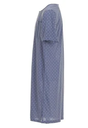 Lucky Nachthemd Kurzarm Grau/Fliederfarben/Blau/Lila