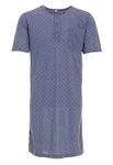 Lucky Nachthemd Kurzarm Grau/Fliederfarben/Blau/Lila