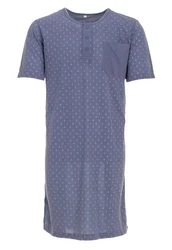 Lucky Nachthemd Kurzarm Grau/Fliederfarben/Blau/Lila