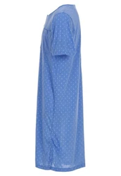 Lucky Nachthemd Kurzarm Blau/Hellblau