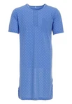Lucky Nachthemd Kurzarm Blau/Hellblau