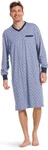 Pastunette Nachthemd Herren Fliederfarben/Blau/Dunkelblau