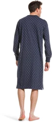 Pastunette Nachthemd Herren Dunkelblau/Lila/Hellblau