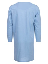 Henry Terre Nachthemd Langarm Blau/Lila/Hellblau/Dunkelblau