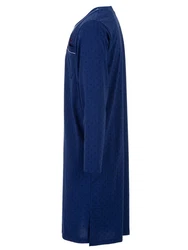 Henry Terre Nachthemd Langarm Blau/Dunkelblau
