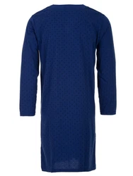 Henry Terre Nachthemd Langarm Blau/Dunkelblau