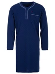 Henry Terre Nachthemd Langarm Blau/Dunkelblau