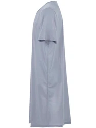 Lucky Nachthemd Kurzarm V-Ausschnitt Blau/Grau/Hellblau