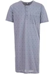 Lucky Nachthemd Kurzarm Grau/Lila/Blau/Fliederfarben