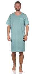 Nachthemd Herren Nachthemd Sommer Sleepshirt, Gr. M : XL 2XL (1-tlg)
