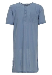 Lucky Nachthemd Kurzarm Blau/Grau/Hellblau