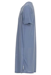 Lucky Nachthemd Kurzarm Blau/Grau/Hellblau